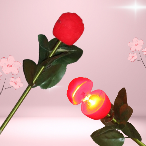 Rose Flower Ring Case Gift Box with Light & Music – A Romantic Surprise