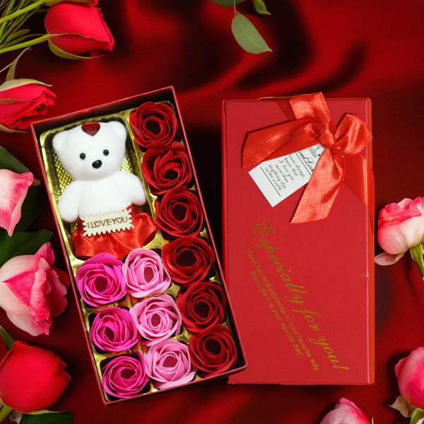 Luxury Rose & Teddy Gift Set – A Timeless Expression of Love